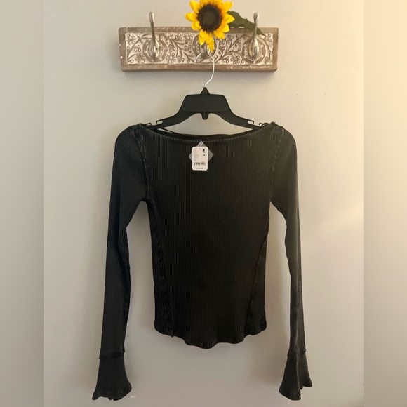 Free People Tops - FREE PEOPLE Women’s We The Free Soul Sister Layering Top-Black-SIZE X-SMALL